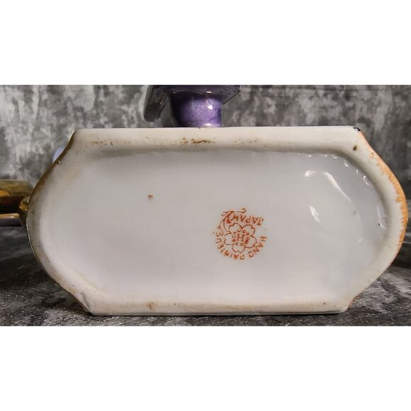 1920s Hotta Yu Shoten & Co Lusterware Teapot Set With Bird Design - Picture 10 of 11